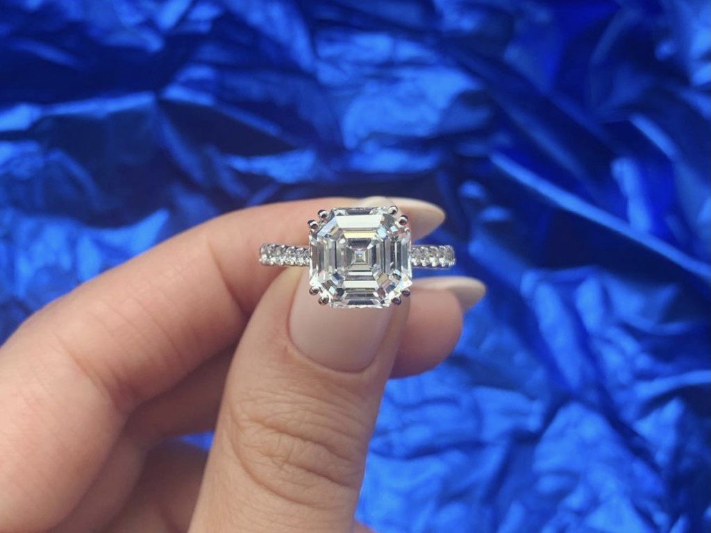 lab grown diamond ring