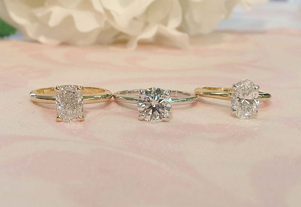 custom diamond engagement rings