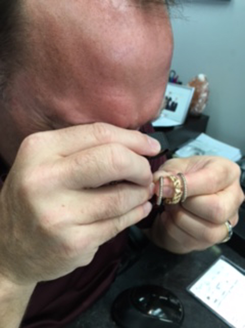resizing a diamond ring