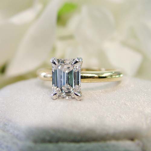 simple engagement ring