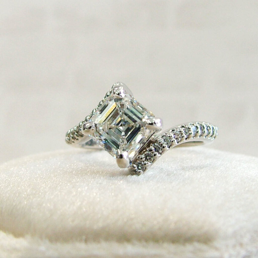 princess cut engagement ring shape