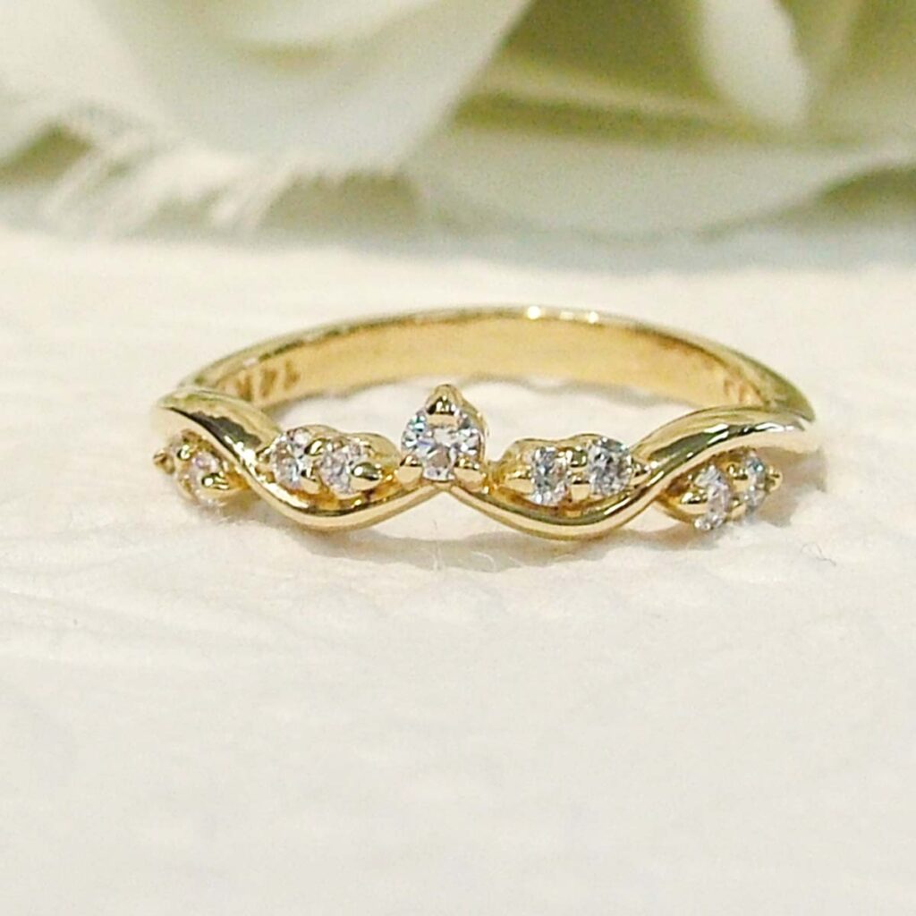 lab diamond wedding ring