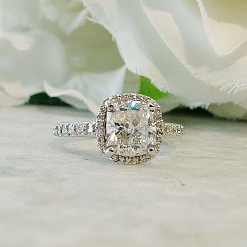 custom diamond halo
